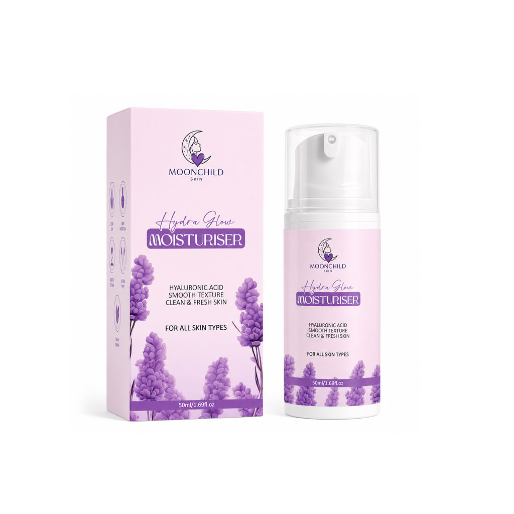 Hydra Glow Moisturiser | Hyaluronic Acid Smooth Texture Clean & Fresh Skin | For All Skin Types