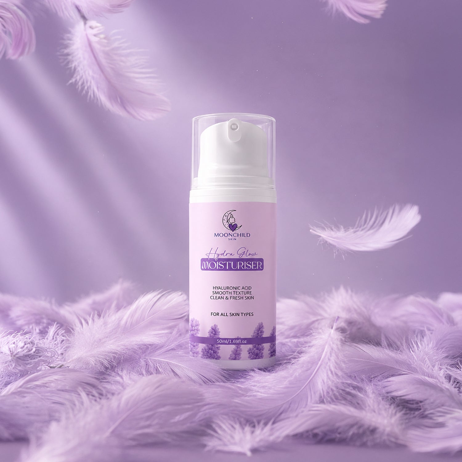 Hydra Glow Moisturiser | Hyaluronic Acid Smooth Texture Clean & Fresh Skin | For All Skin Types